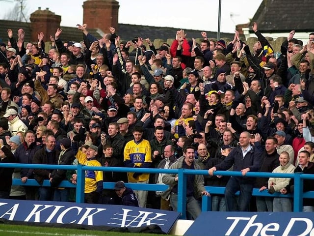A Liam Lawrence injury time winner means this match was one that many Stags fans will remember from January 2003 - do you recognise anyone?