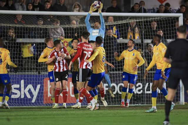 Action during the Sky Bet League 1 match against Exeter City FC at St James Park   Photo credit : Chris & Jeanette Holloway / The Bigger Picture.media