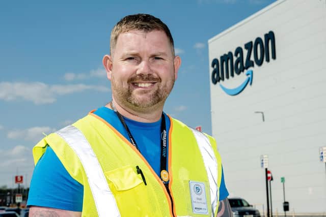 Paul Epton is a reliability maintenance engineering area manager at Amazon’s warehouse in Sutton