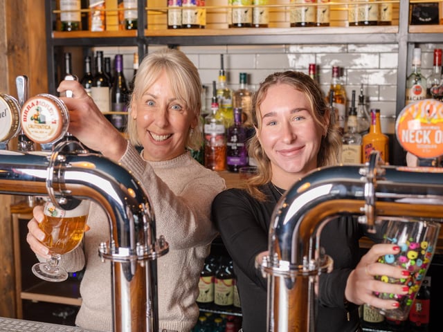 The staff are ready to welcome back customers