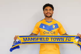 Jamie Reid trained with some of his new Mansfield Town team-mates on Wednesday.