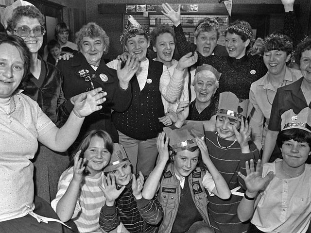 Armthorpe Women’s Action Group held a Christmas party for the children of striking miners in December 1984.