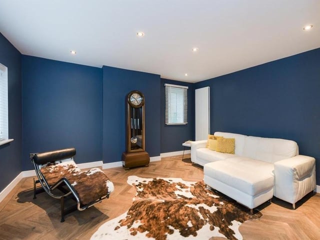 One of the reception rooms on the ground floor.