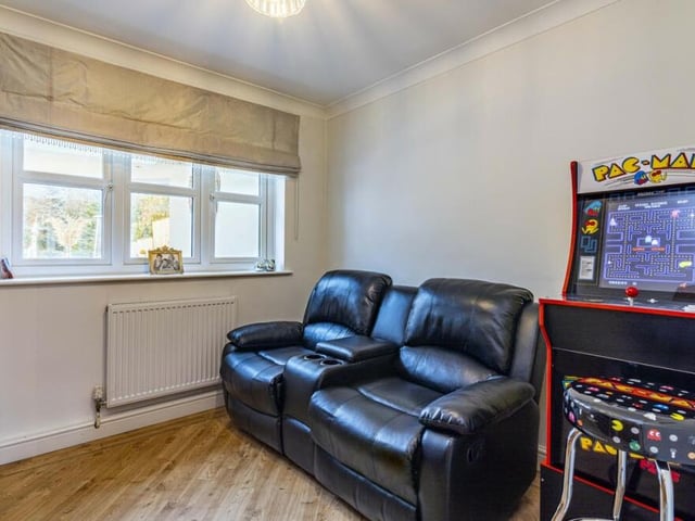 This space is currently being used as a cosy snug.