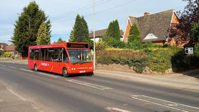 Green Hucknall Connect on route