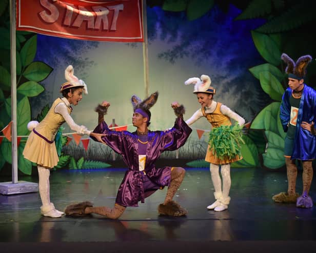 Tortoise And The Hare is a forthcoming treat for youngsters at Mansfield Palace Theatre (Photo by Brian Slater)