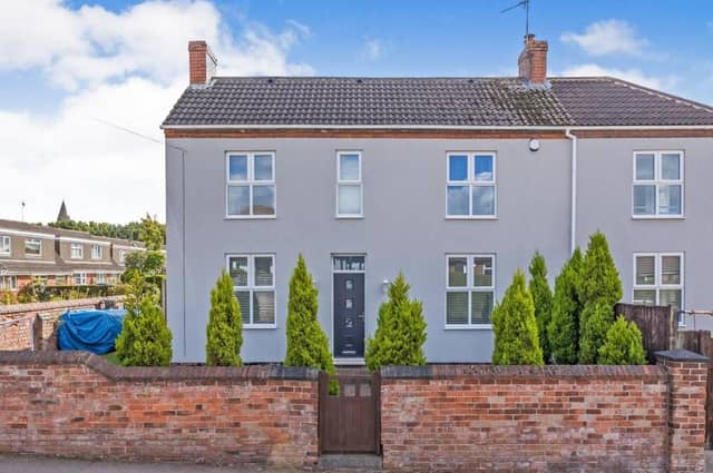School Hill, Annesley is the commute-easy location for this striking, four-bedroom, detached house, which is on the market for £375,000 with estate agents Purplebricks
