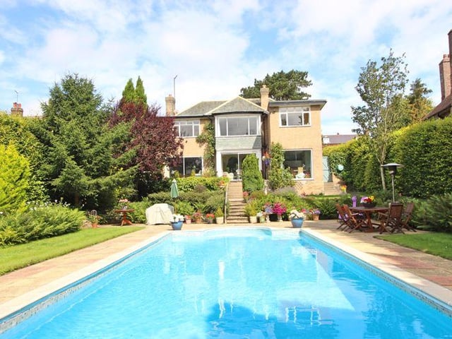 The swimming pool.