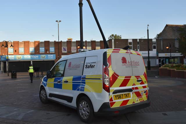 Community Protection Officers on patrol in Sutton-in-Ashfield