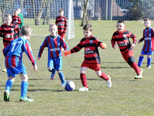 Mansfield Chad Youth League. Mansfield Boys Under 8's (red and Black) v Bagthorpe