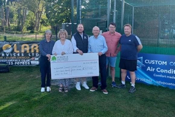 Edwinstowe Cricket Club get new state-of-the-art-nets