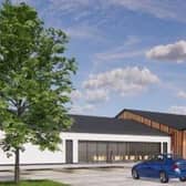 An artist's impression of the proposed Warsop Health Hub.