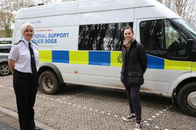 Chief Inspector Amy Styles-Jones, left, and Nottinghamshire’s Deputy Police and Crime Commissioner (DPPC) Emma Foody.