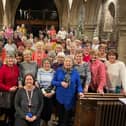 Members of the Major Oak Pop Choir in St Mary's Church.