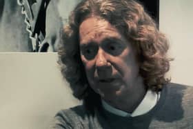 An interview with Tony Woodcock in the film.