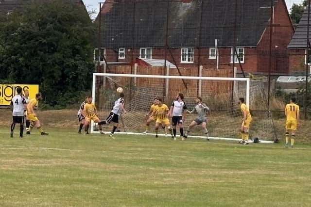Cobras on their way to a big win over Selston.