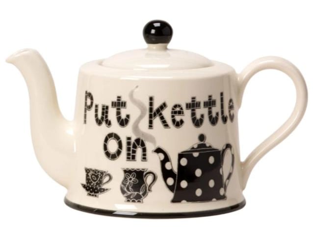 This is another one for the tea lovers out there! The paving stone design for the wording on the pot is a sweet and subtle reminder of the characteristics of this great county.
