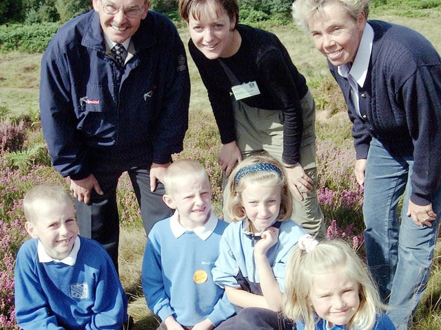 Rainworth Heathlands School pupils visit to Rainworth Heath