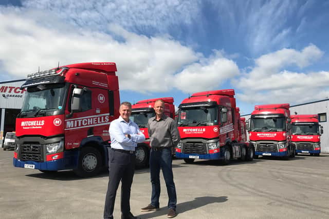 CEO Andrew Mitchell, left, with managing director Richard Montgomery