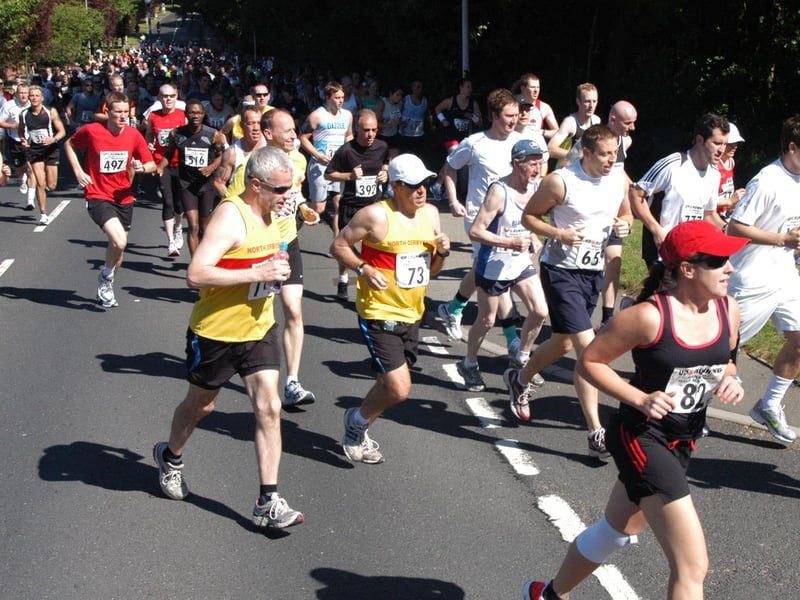 Thousands of runners have taken part in the Mansfield Half Marathon down the decades. Can you spot anyone you know here?