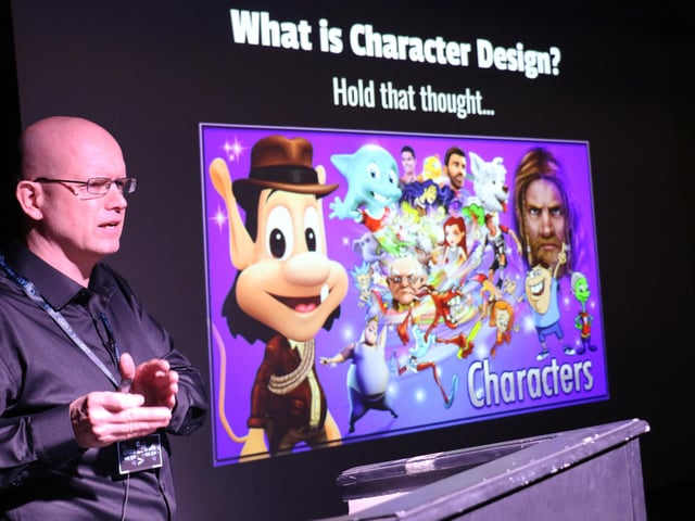 Ian Thompson highlighted character-driven storytelling across 3D and interactive media.