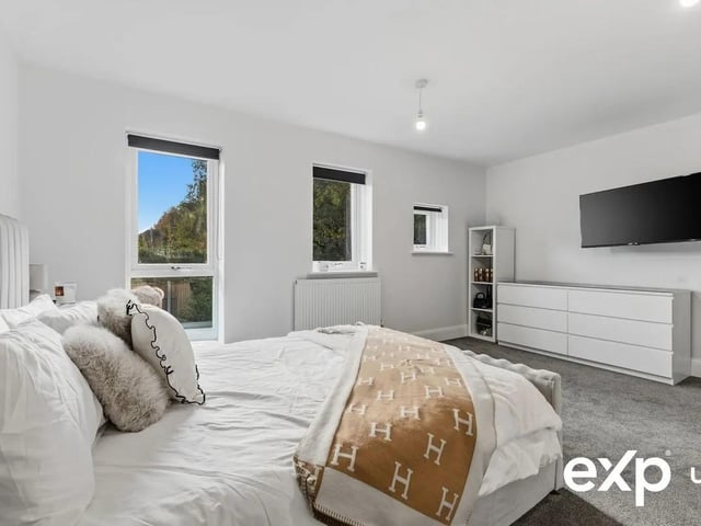 One of 6 bedrooms in the family home.