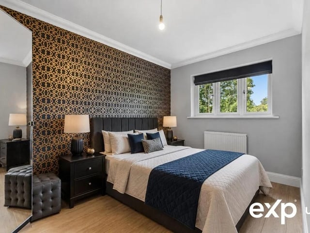 One of four spacious double bedrooms in the property