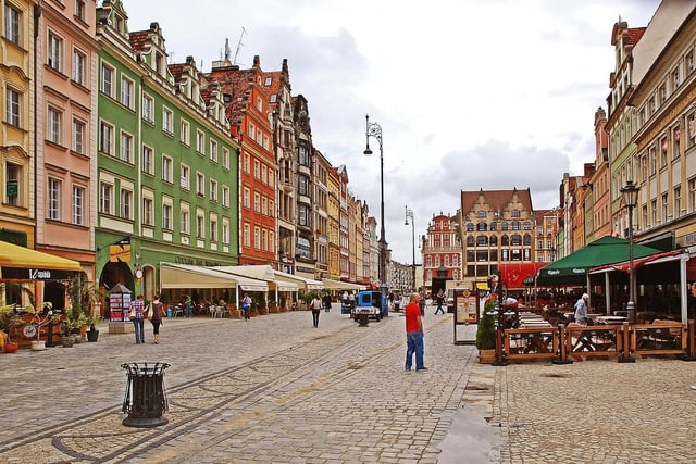 Wroclaw is known for its historic Market Square, lined with elegant townhouses. Flights can be booked for as little as £16 throughout August.