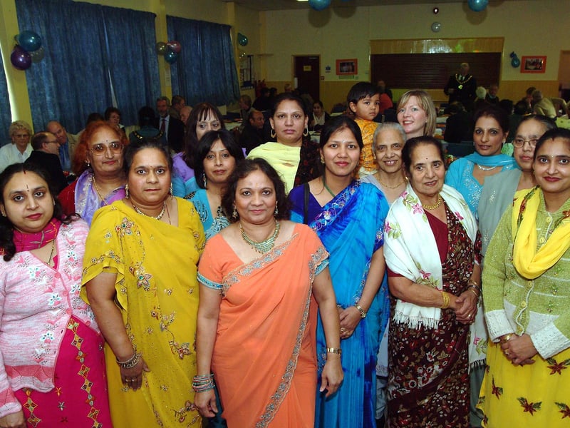 North Notts Asian Women's Association Diwali celebration. Pictured are organisers of the event at the Sherwood Miners Welfare Centre in Mansfield Woodhouse. Year: 2007