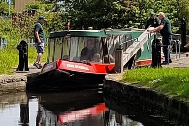 This photo of a boat in Shireoaks was sent to us by Phyllis Romans
