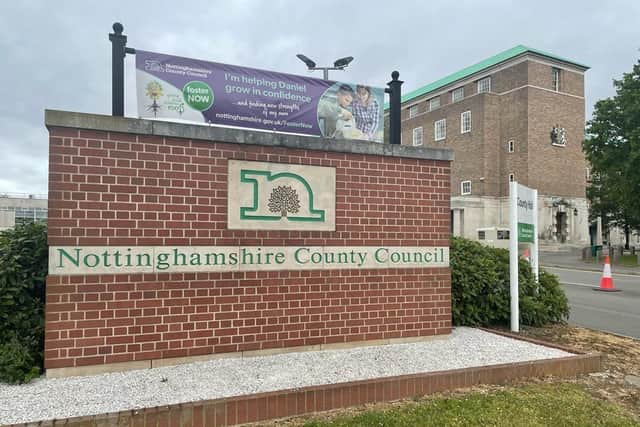 County Hall, Nottinghamshire Council's headquarters in West Bridgford.