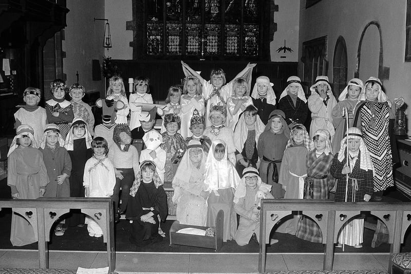 Church Warsop School Nativity from 41 years ago.