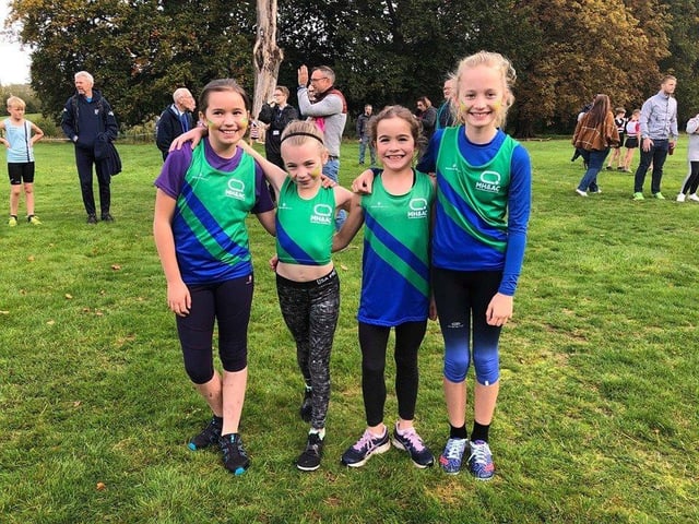 It's all smiles for these former Mansfield Harriers' U11's
