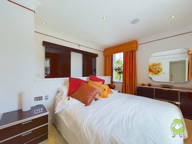 This bedroom epitomises the luxury that can be found throughout The Clock Tower.