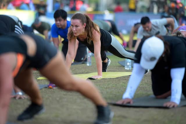Now is a great time to exercise and keep fit and healthy.