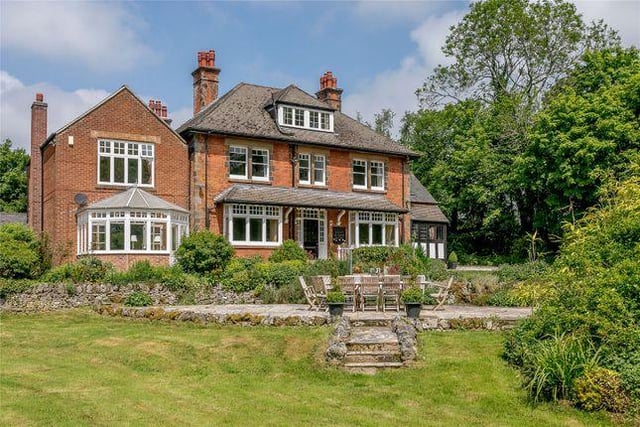 This seven bedroom house set in 1.75 acres of grounds and gardens is marketed by Savills, 0115 691 9330.