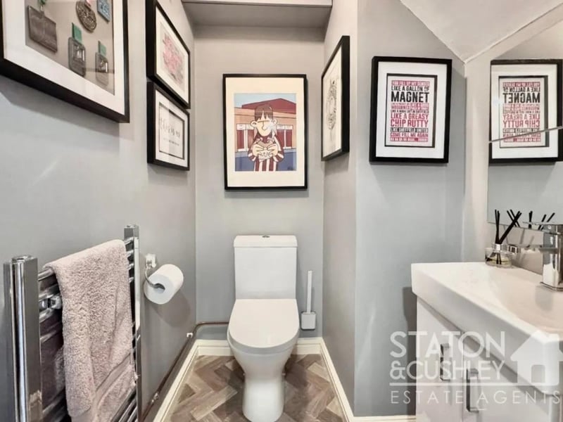 The property has been stylishly decorated throughout.