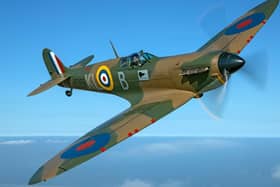 The iconic Supermarine Spitfire that is expected to be part of the Battle Of Britain Memorial Flight formation that flies over the Mansfield area on Sunday.
