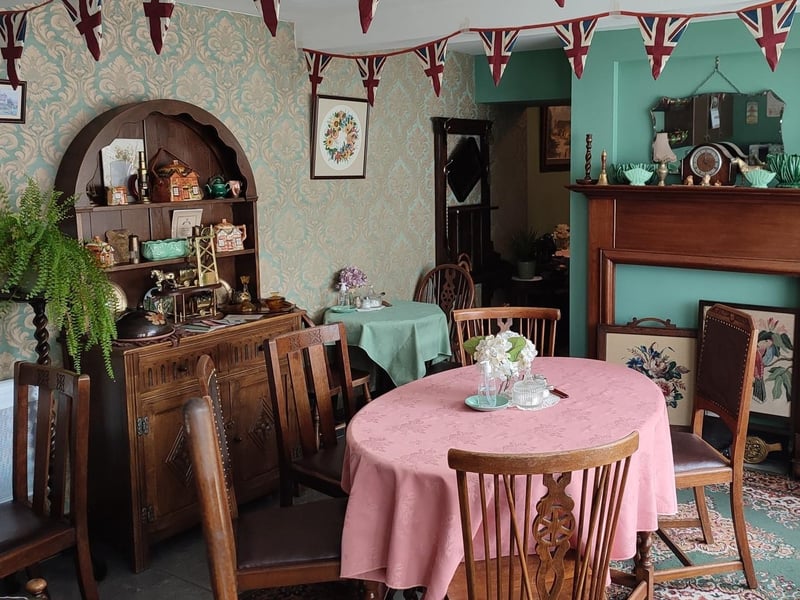 Mrs C's Vintage Tea Room, Tithfield Terrace, Hucknall: "Wonderful atmosphere and hospitality, a credit to owner, a real little gem."