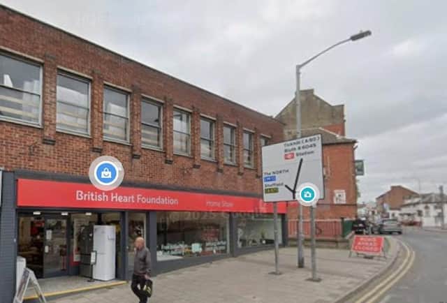 The British Heart Foundation on Bridge Place, Worksop. (Picture: Google Earth.)