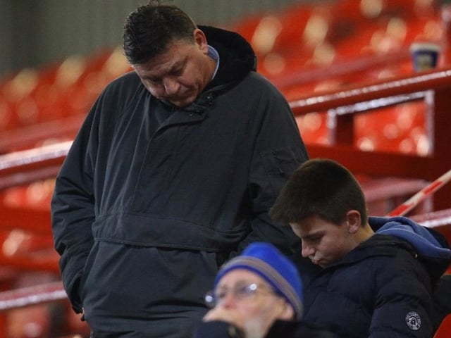 Stags fans at Charlton