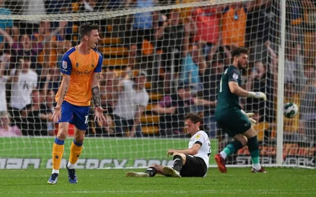 Oli Hawkins has been Mansfield Town's best performing player this season according to the whoscored.com website.