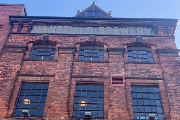 The former Mansfield Brewery building on Weighbridge Road in the Littleworth area of town.