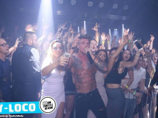 DJ Tom Zanetti joins the crowd