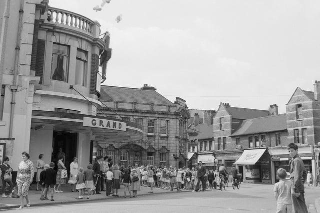 Mansfield's The Grand Cinema, Leeming Street, pictured here in 1963. It eventually became the ABC cinema.