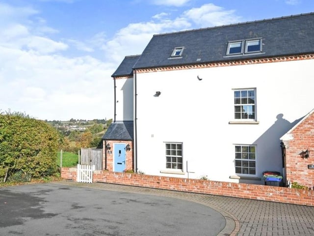 The distinctive character of the house is exemplified by this attractive frontage. As you can see, there is lots of space for off-street parking.