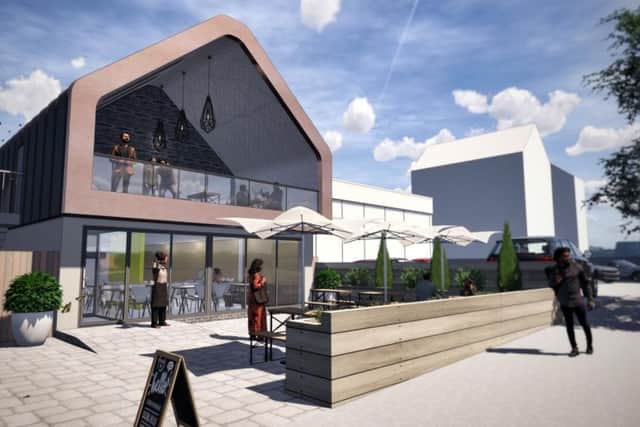 An artist impression of the new restaurant