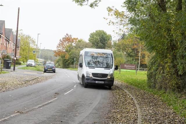 528 bus at Bestwood Country Park.