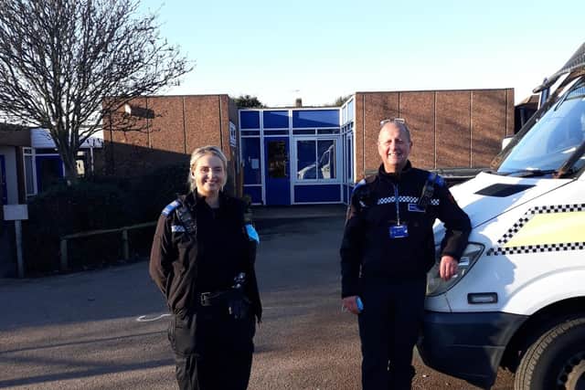 Officers from Ashfield Police visited Annesley Primary School