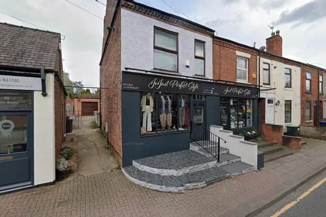 The Just Perfect Style clothes shop, which sits on Main Road, Jacksdale. (PHOTO BY: Google Maps)